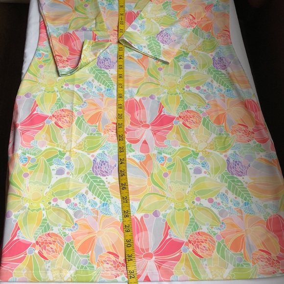 Lemon Garden Print by JEAN-PIERRE KLIFA Shift Dress NWT Size Medium - Picture 9 of 10